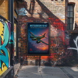 Mitsubishi Ki-67 The Pegasus of Persistence Poster