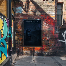 Coney Island In Permanent Blackout Poster