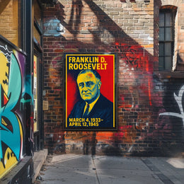 Franklin D. Roosevelt Presidential Poster