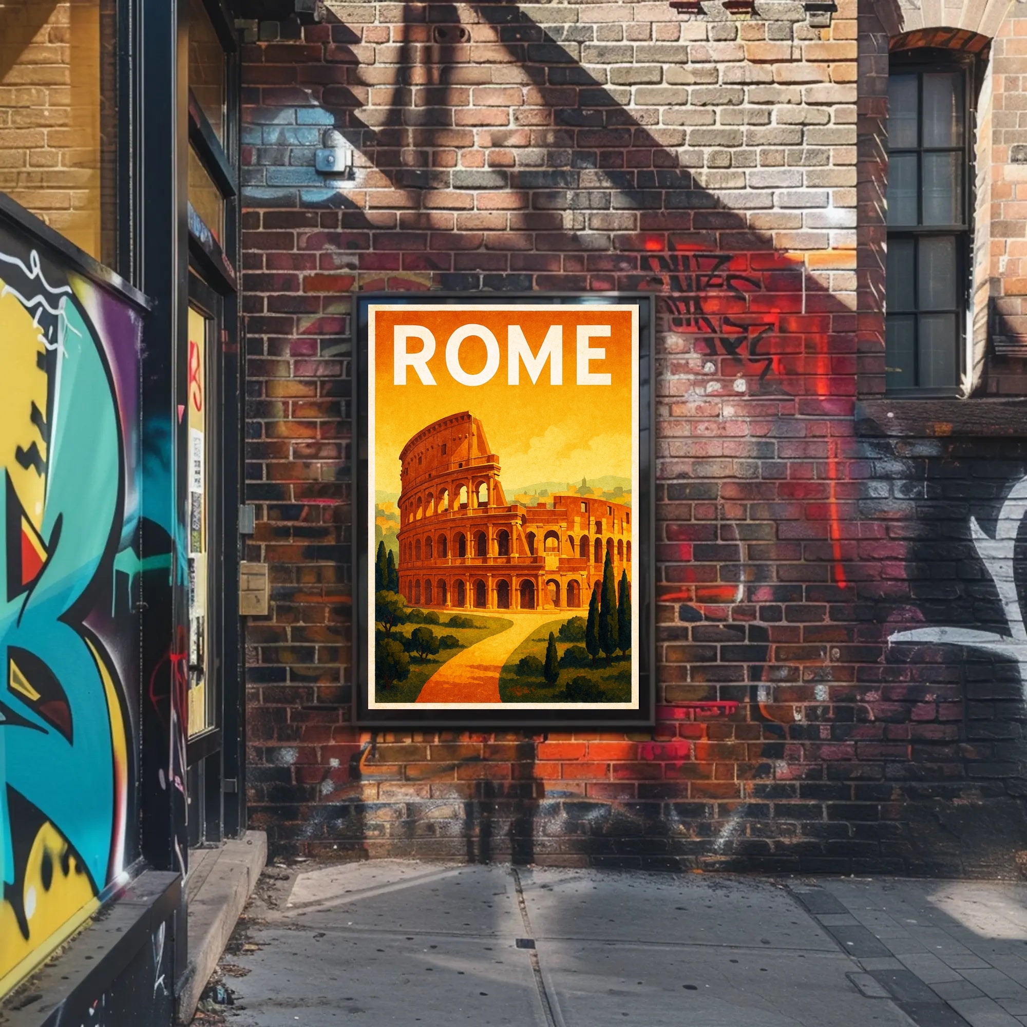 Rome Travel Poster PosterGoat