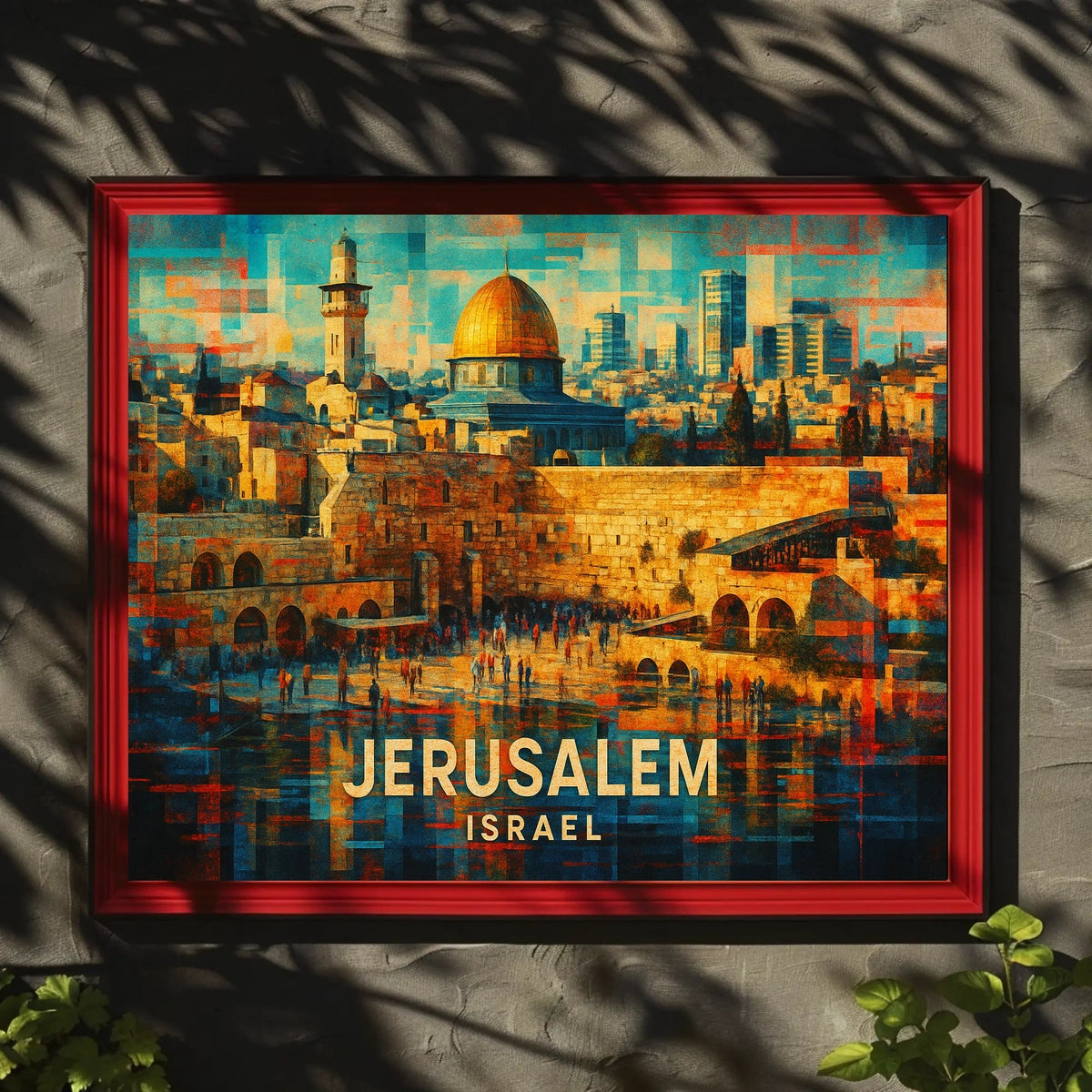 Jerusalem A Mosaic of History Poster