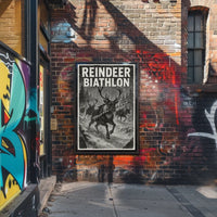 Reindeer Biathlon Poster