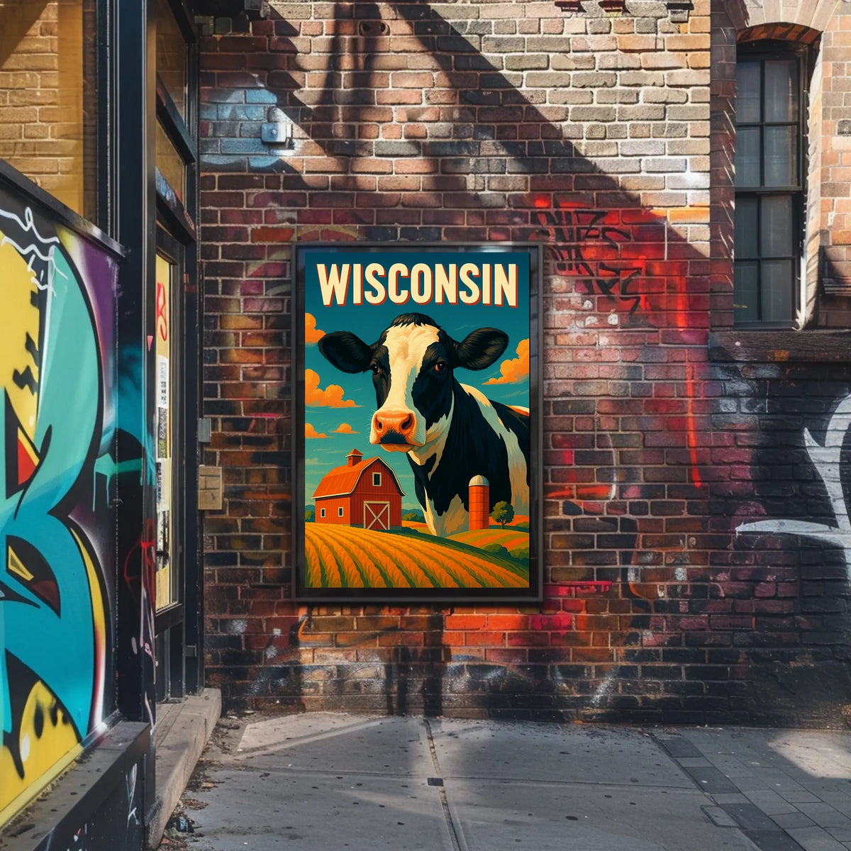 Wisconsin Countryside Charm Poster