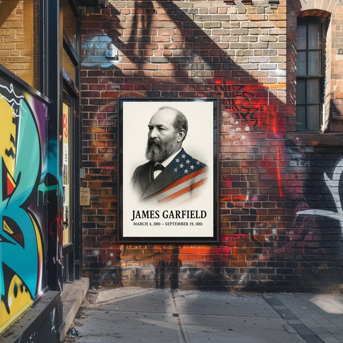 James A. Garfield 20th President of the United States Reflections Poster