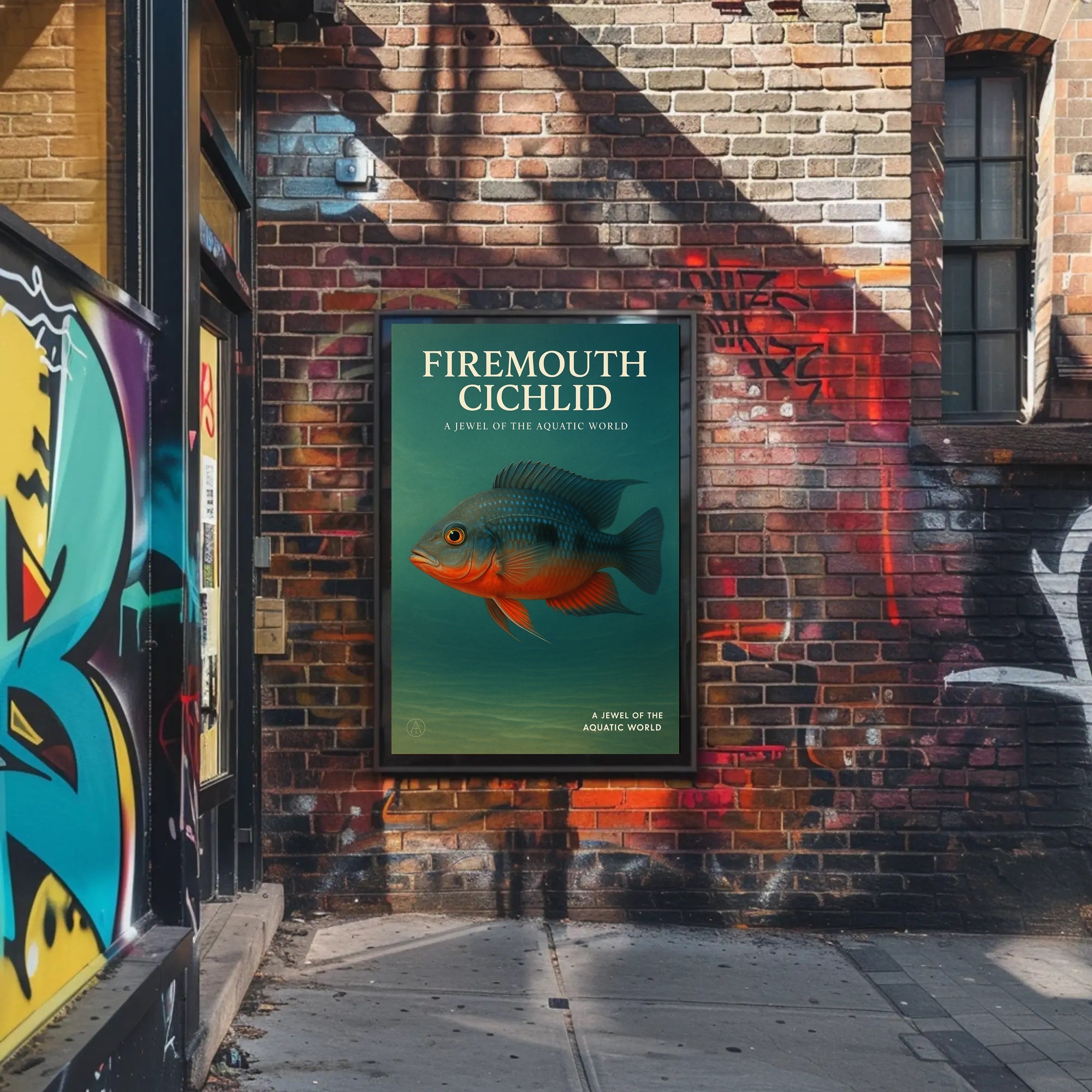 Firemouth Cichlid A Jewel of the Aquatic World Poster PosterGoat