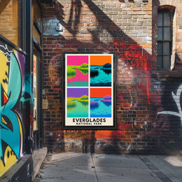 Everglades National Park Vibrant Reflections Poster