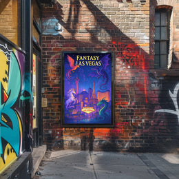 Fantasy Las Vegas Poster PosterGoat