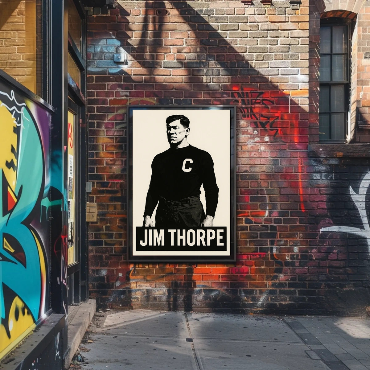 Jim Thorpe Legendary Athlete Poster