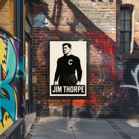 Jim Thorpe Legendary Athlete Poster