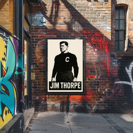 Jim Thorpe Legendary Athlete Poster