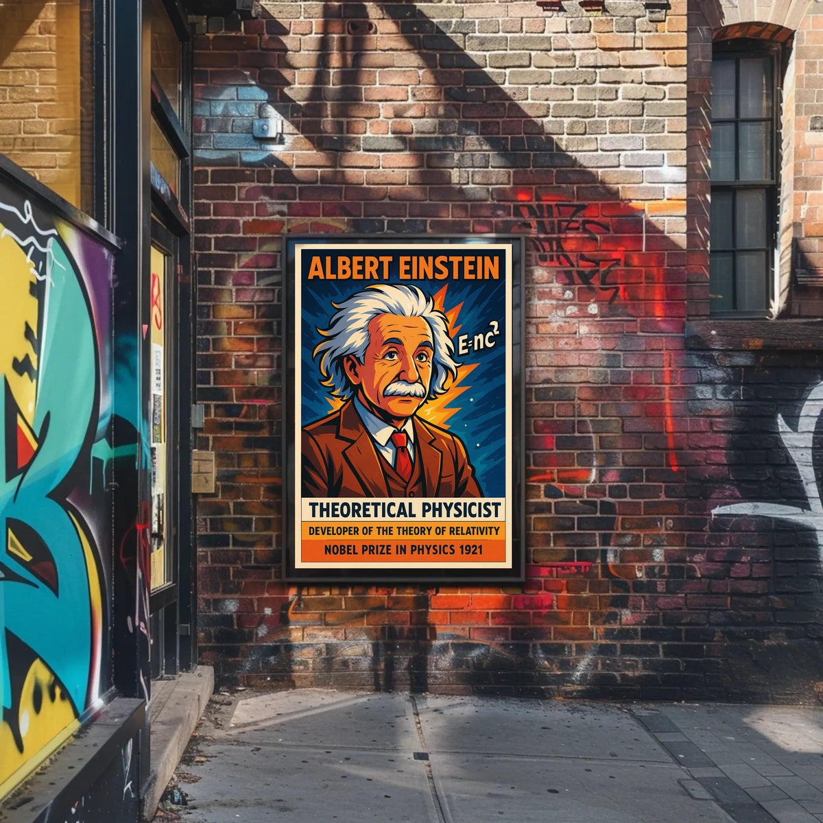Albert Einstein Theoretical Physicist Poster