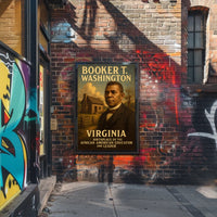 Booker T. Washington Educator And Poster
