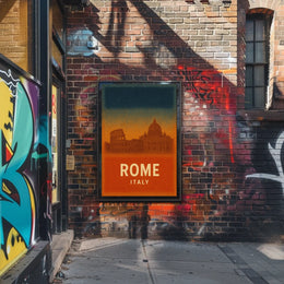 Rome Travel Poster