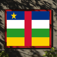 Central African Republic Flag Poster