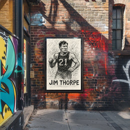 Jim Thorpe Athletic Legend Poster