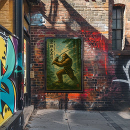 Bigfoot the Samurai Poster
