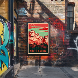 Mount Rushmore in South Dakota Poster