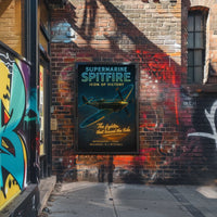Supermarine Spitfire Icon of Victory Poster