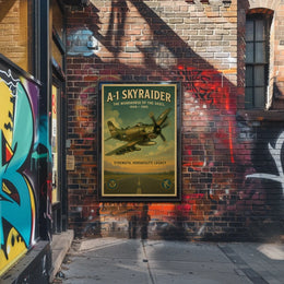 A-1 Skyraider The Workhorse of the Skies Poster