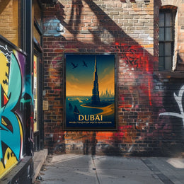 Dubai Where Tradition Meets Innovation Poster