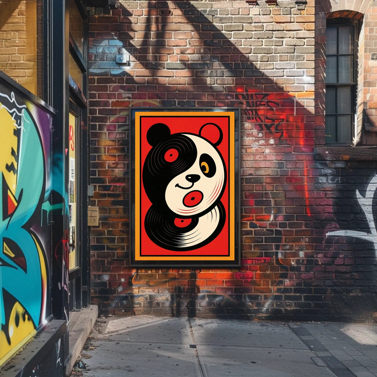 Vinyl Panda Poster
