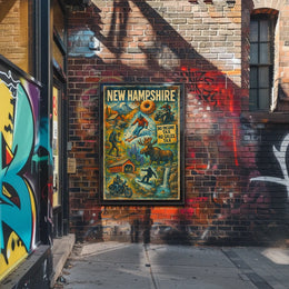 New Hampshire Adventure Poster