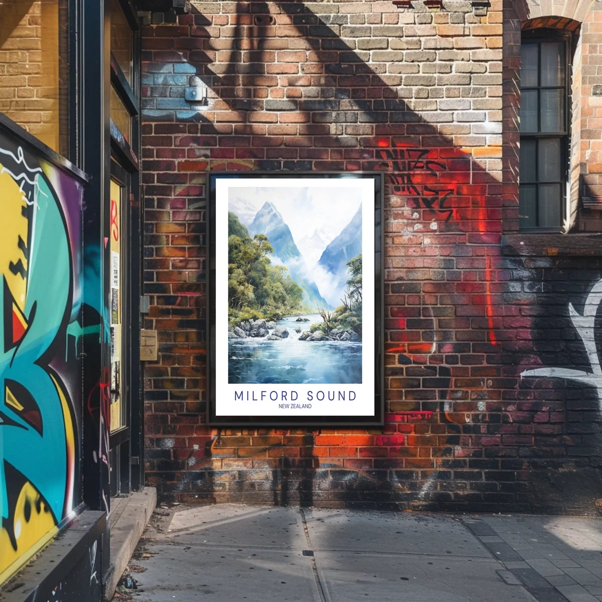 Milford Sound New Zealand Poster