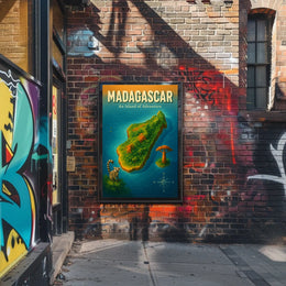 Madagascar An Island of Adventure Poster