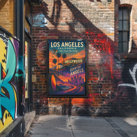 Los Angeles City Of Angels Poster