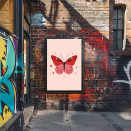 Whimsical Butterfly Art Print: Abstract or Artistic Poster PosterGoat