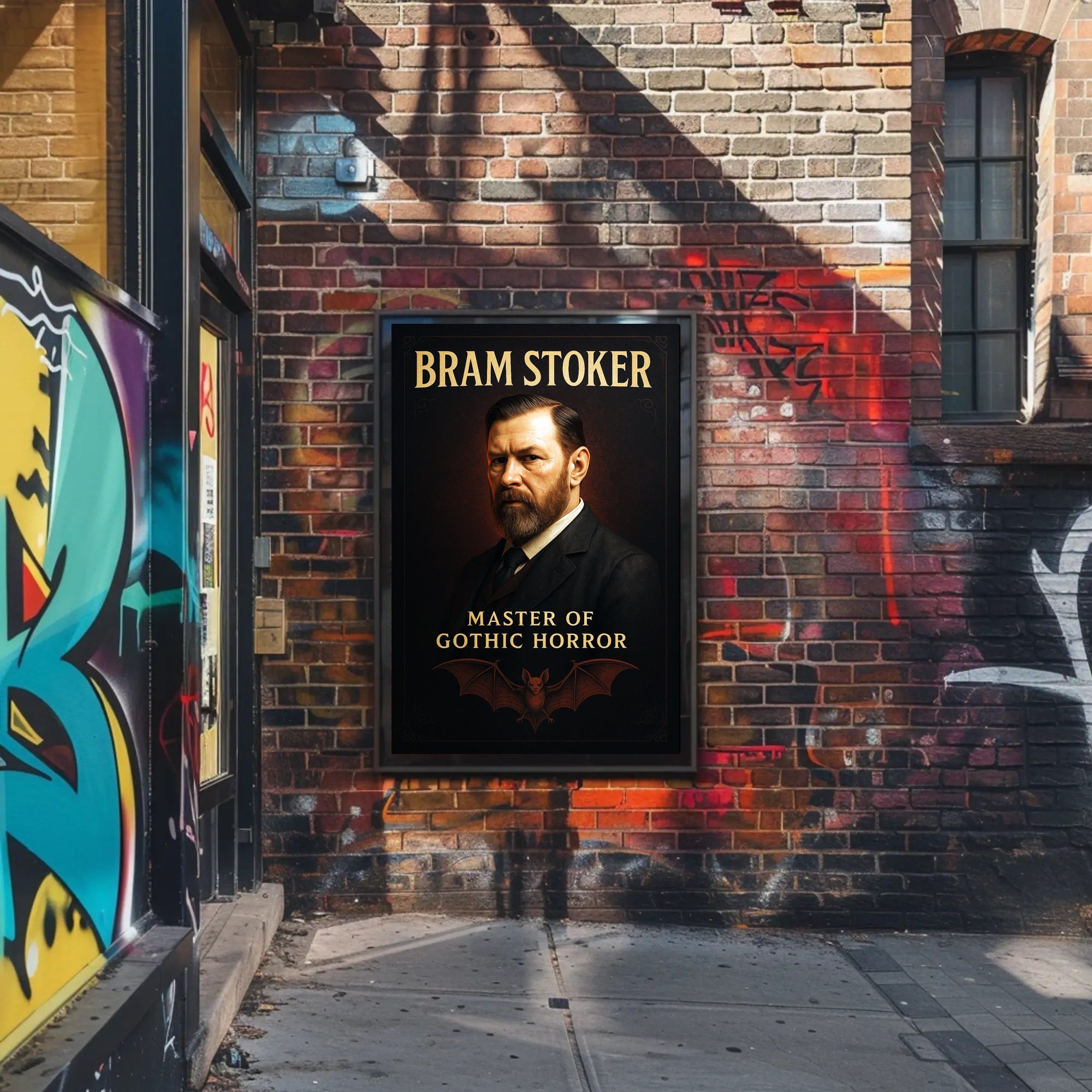 Bram Stoker Master of Gothic Horror Poster