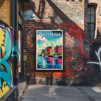 Baltimore Travel Poster