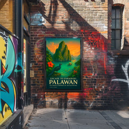 Escape to Paradise Palawan Poster