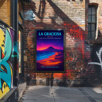La Graciosa Twilight, Travel Escape Poster