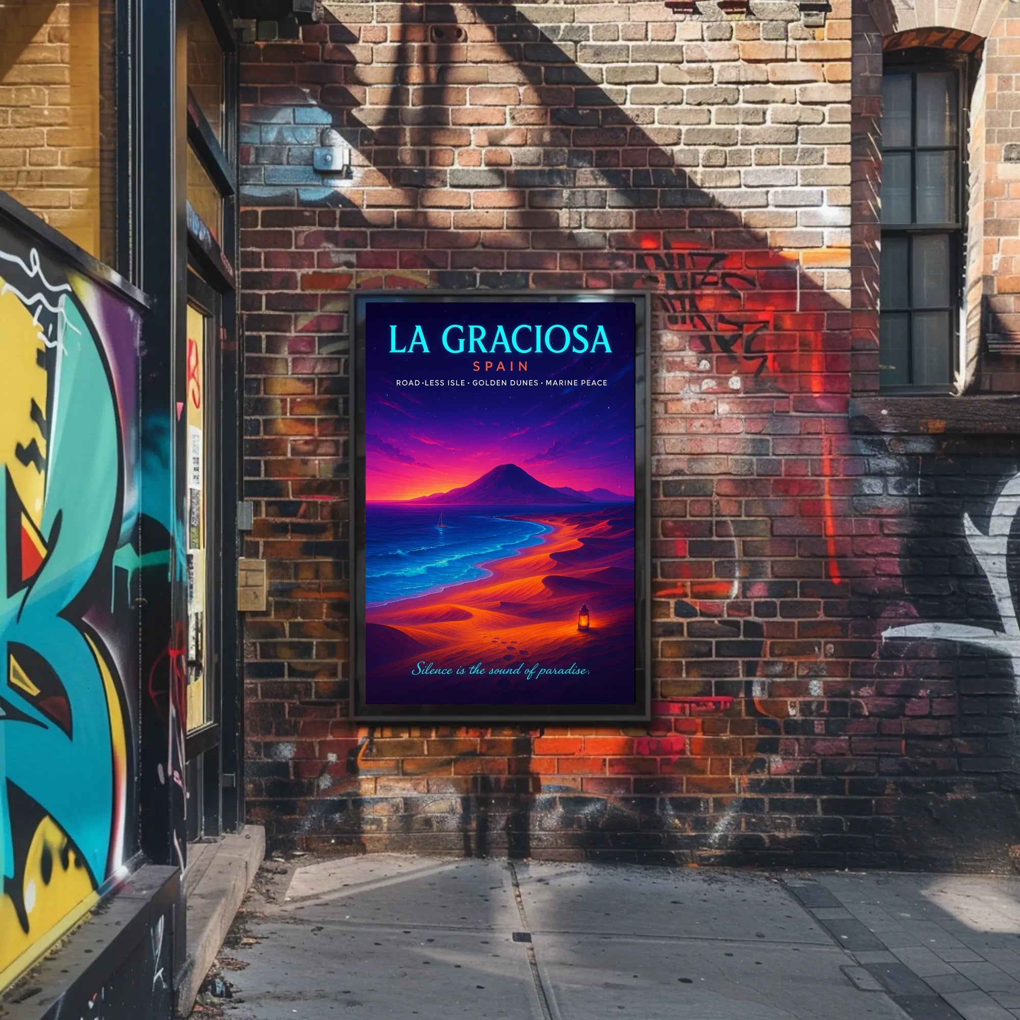 La Graciosa Twilight, Travel Escape Poster