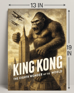 King Kong The Eighth Wonder Poster PosterGoat