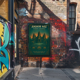 Angkor Wat Eternal Majesty Poster
