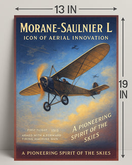 Morane-Saulnier L Icon of Aerial Innovation Poster PosterGoat