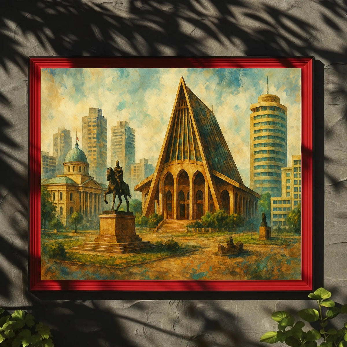 Urban Architectural Harmony Wanderlust Minimalist Poster