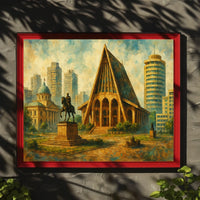 Urban Architectural Harmony Wanderlust Minimalist Poster