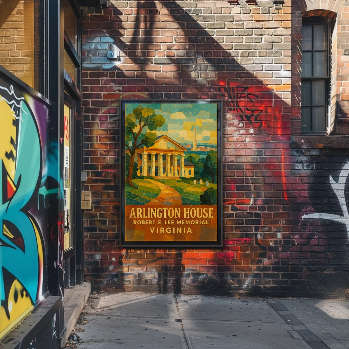 Arlington House Robert E. Lee Memorial Poster