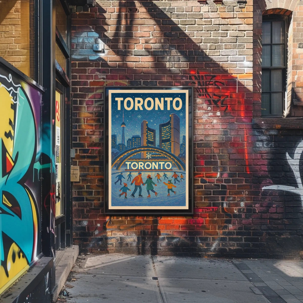 Winter in Toronto Poster