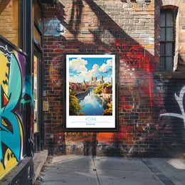 York Cityscape Poster