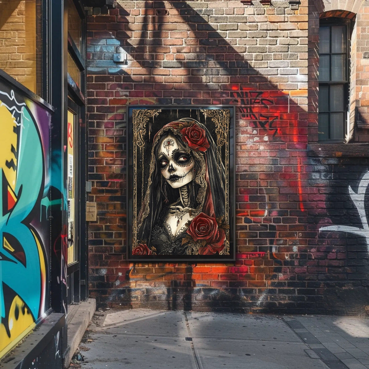 La Catrina Día de los Muertos Cultural Heritage Poster