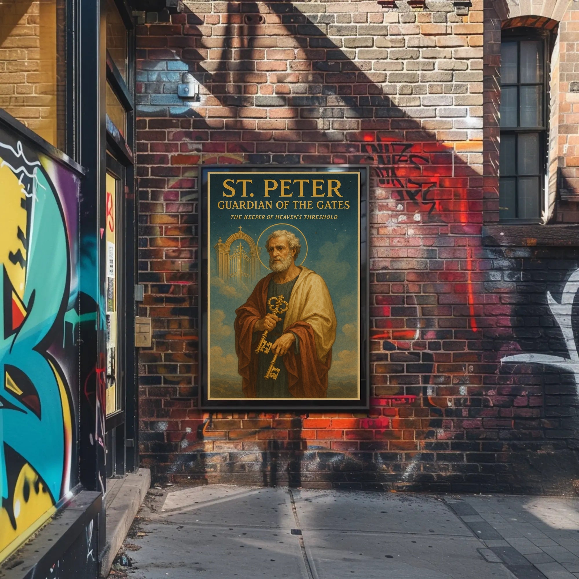 St. Peter Guardian Of The Gates Poster