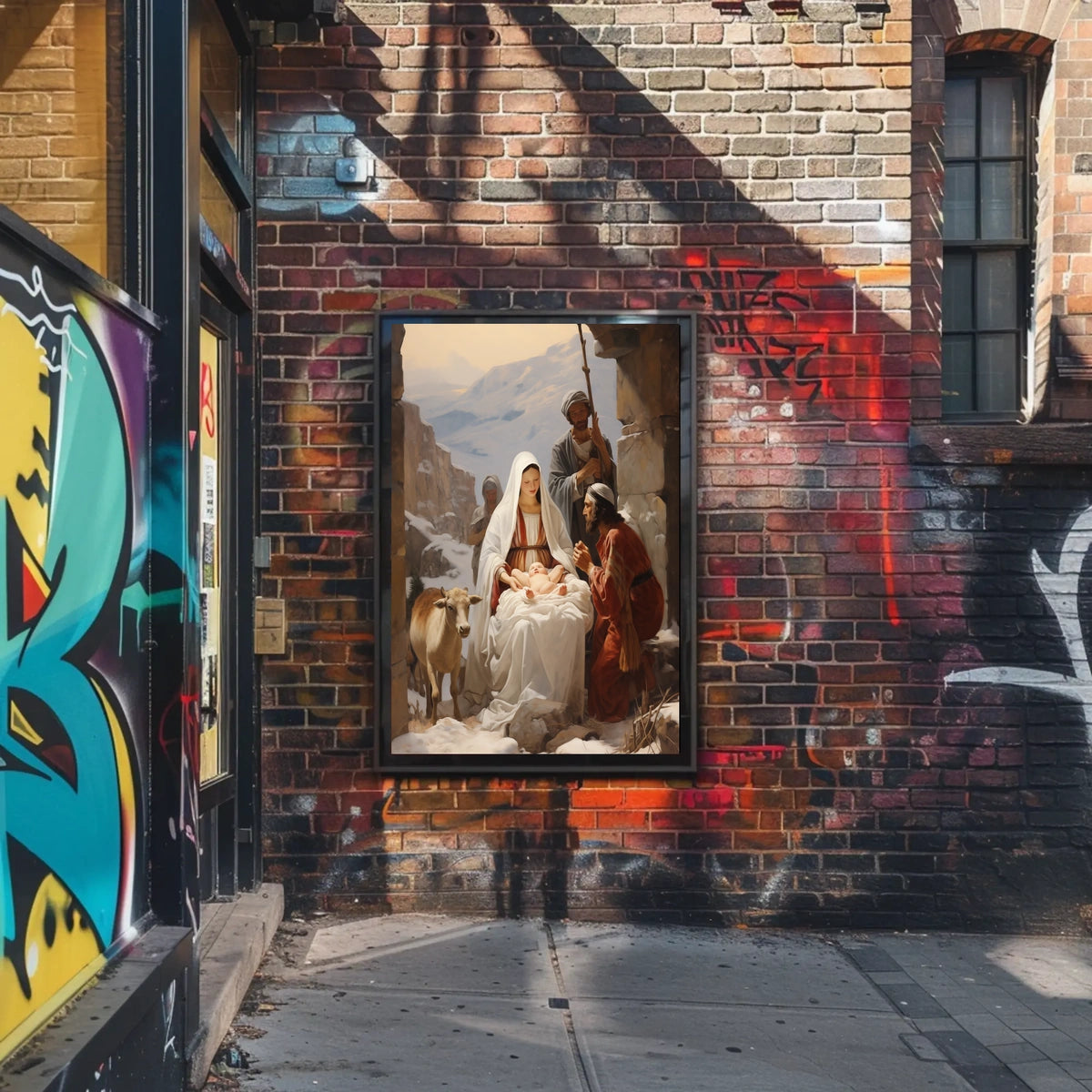 Nativity Scene Poster