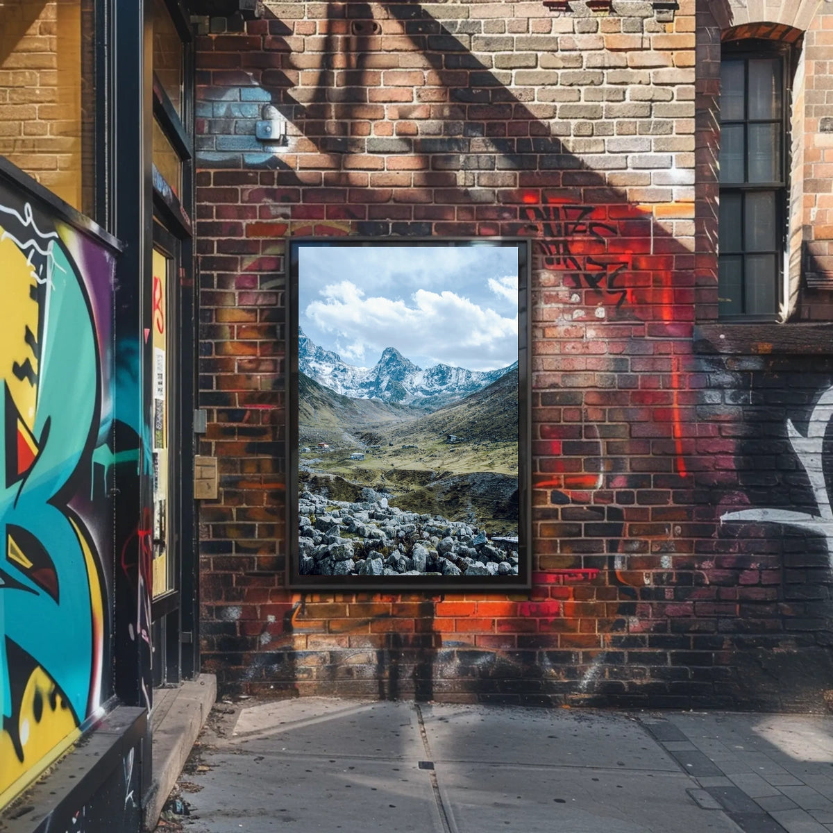 Majestic Mountain Landscape Poster
