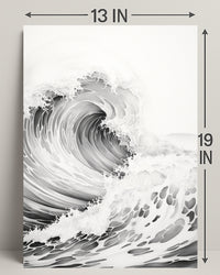 The Power Of Waves Poster