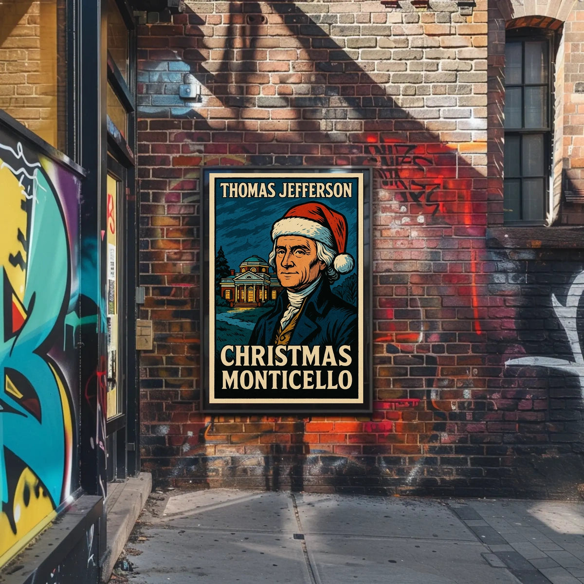 Thomas Jefferson Christmas At Poster