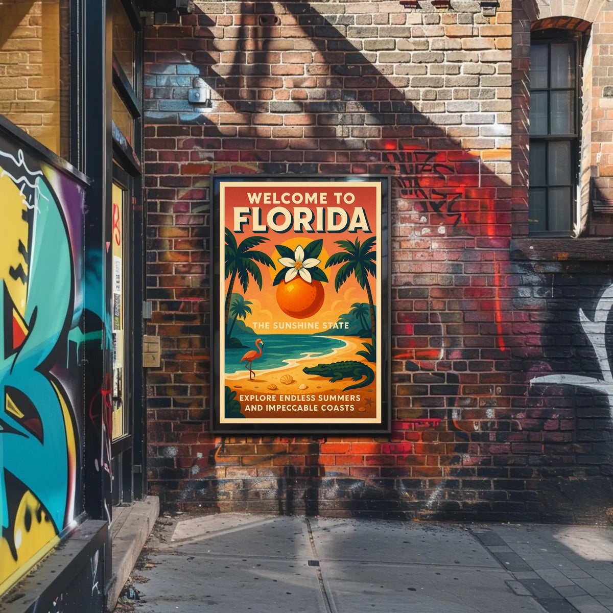 Welcome to Florida The Sunshine State Poster